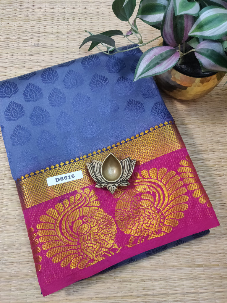 Embose Tussar Silk Sarees #D8616