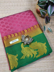 Embose Tussar Silk Sarees #D8626