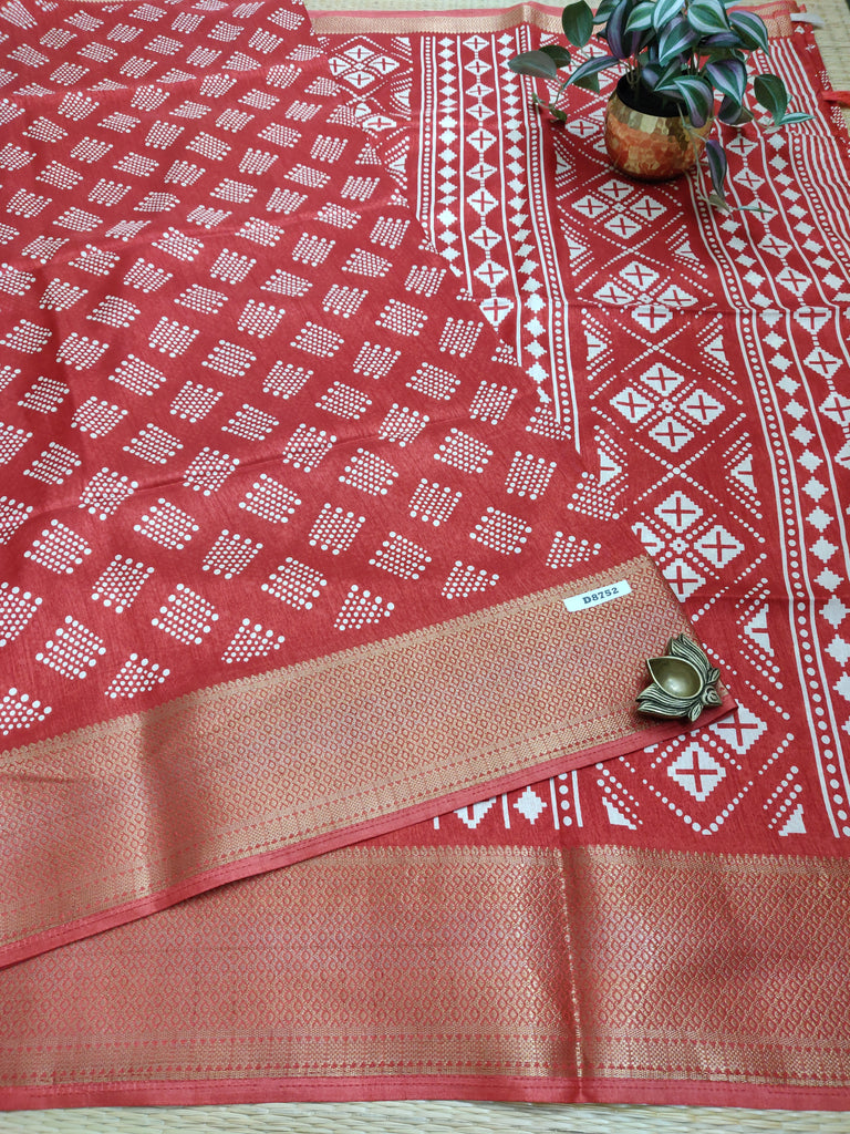 Dola Printed Silk #D8752