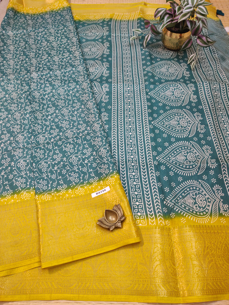 Dola Printed Silk #D8796