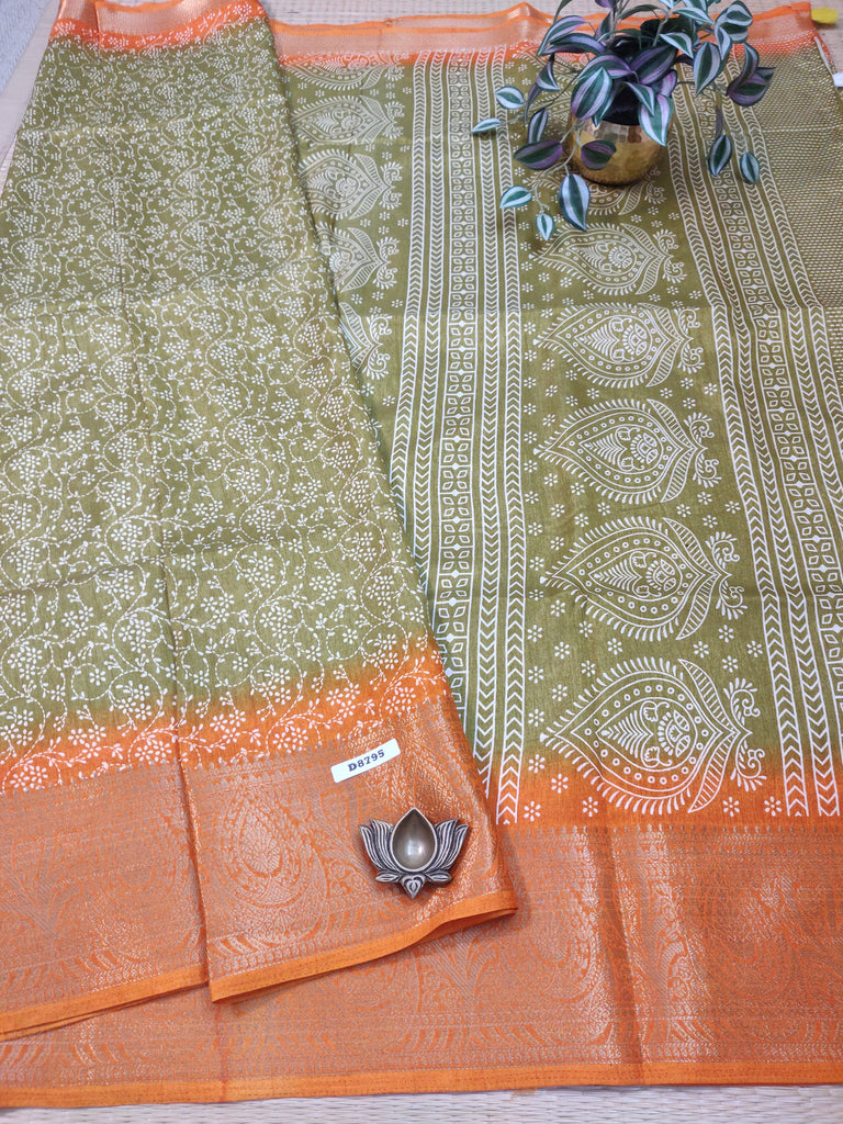 Dola Printed Silk #D8795