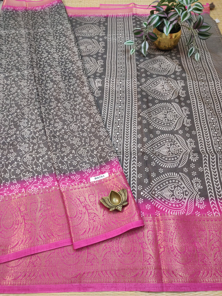 Dola Printed Silk #D8791