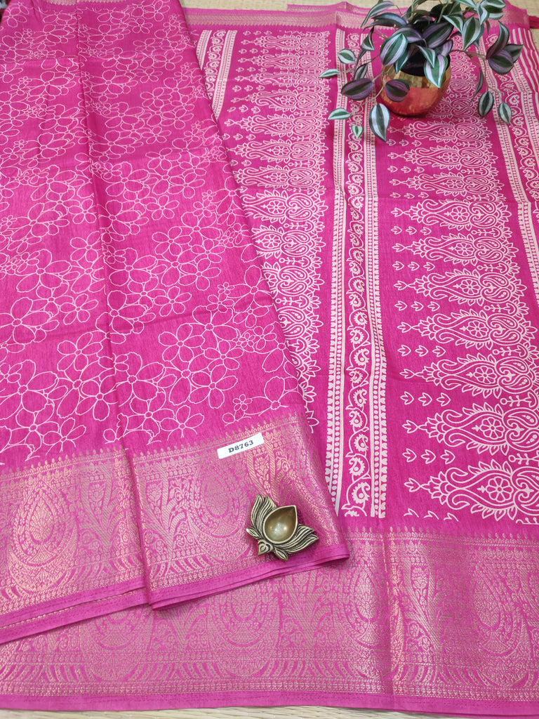 Dola Printed Silk #D8763