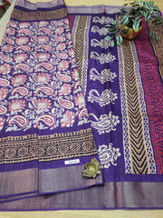 Printed Rawsilk #D8738