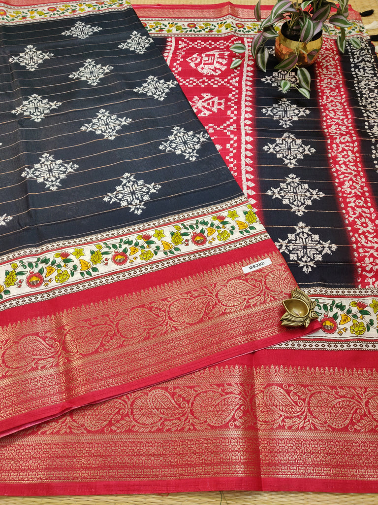 Dola Printed Silk #D9382