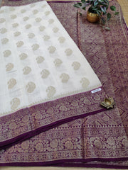 Semi Banarasi Saree #D9720