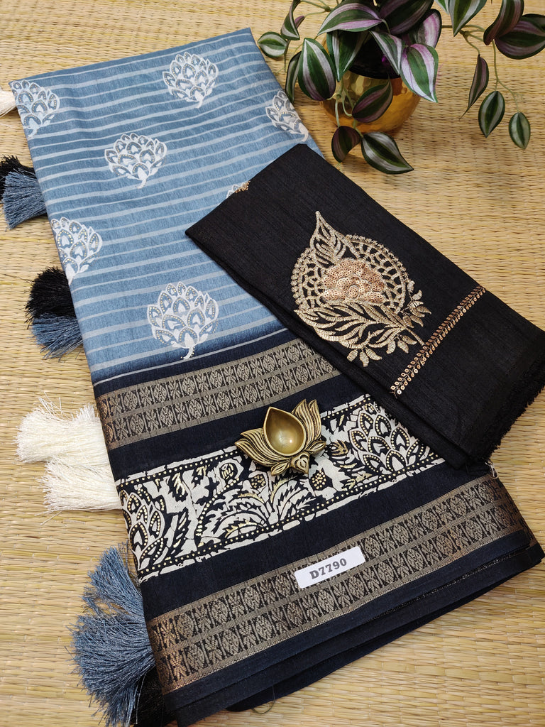 Dola Printed Silk #D7790