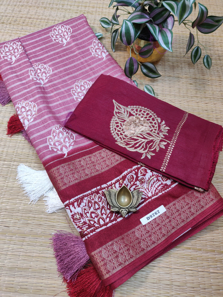 Dola Printed Silk #D9767