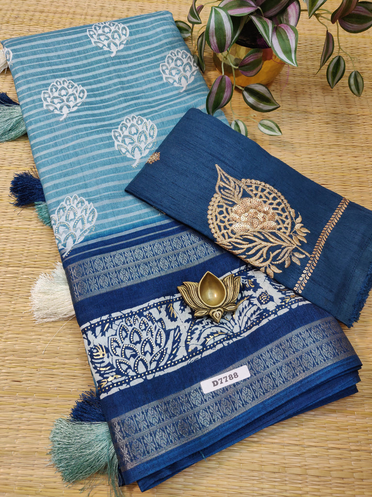 Dola Printed Silk #D7788