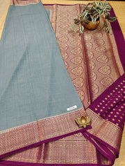 Semi Banarasi Saree #D9766