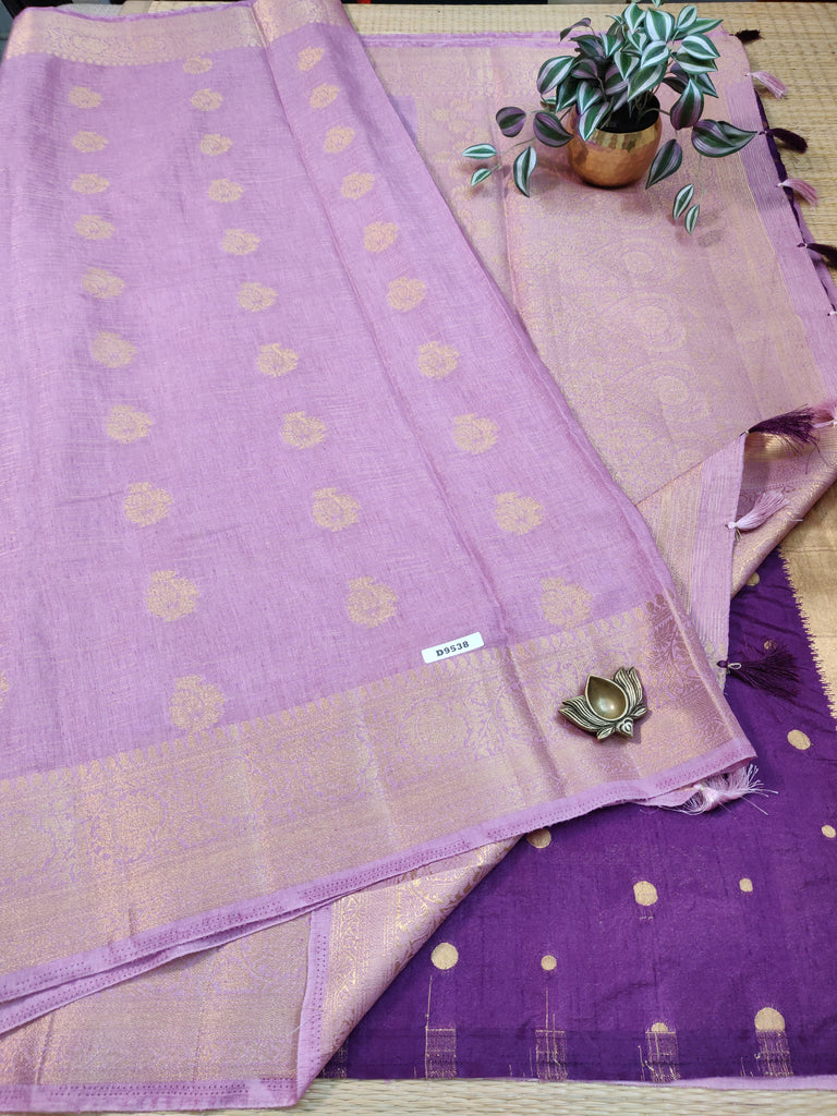 Linen Gajji Silk # D9538