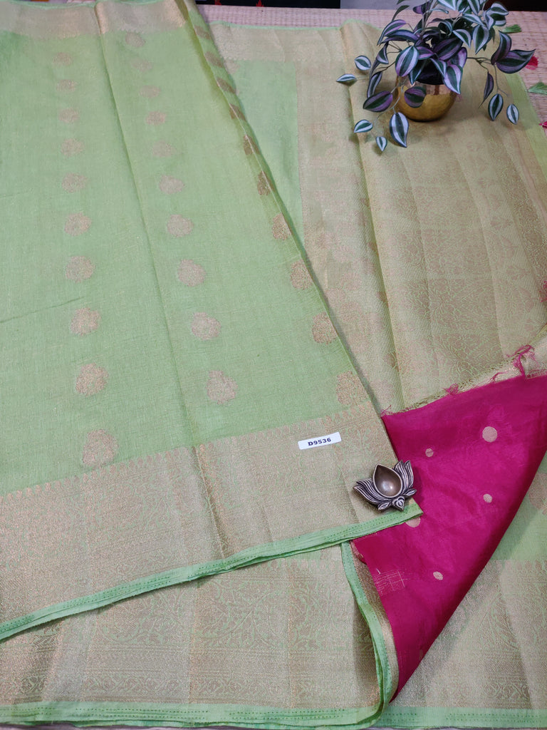 Linen Gajji Silk # D9536