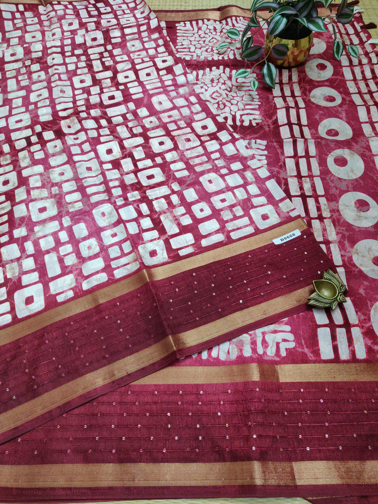 Printed Silk #D9666