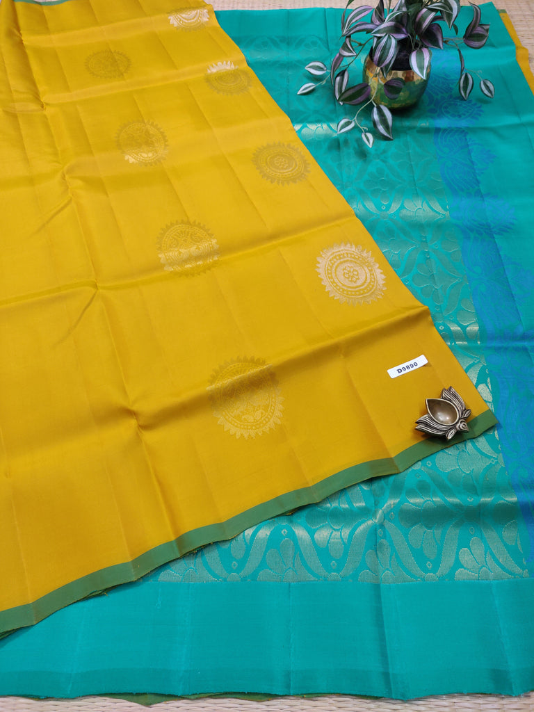 Butta Silk Mix Sarees #D9890