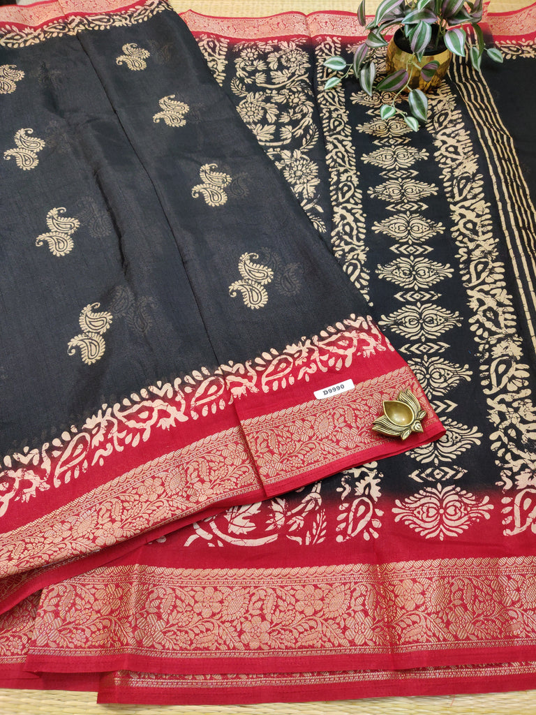 Mass Crepe Sarees #D9990