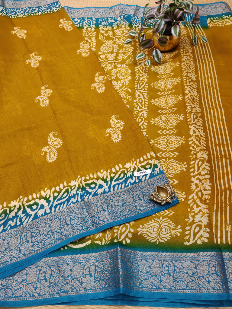 Mass Crepe Sarees #D9991