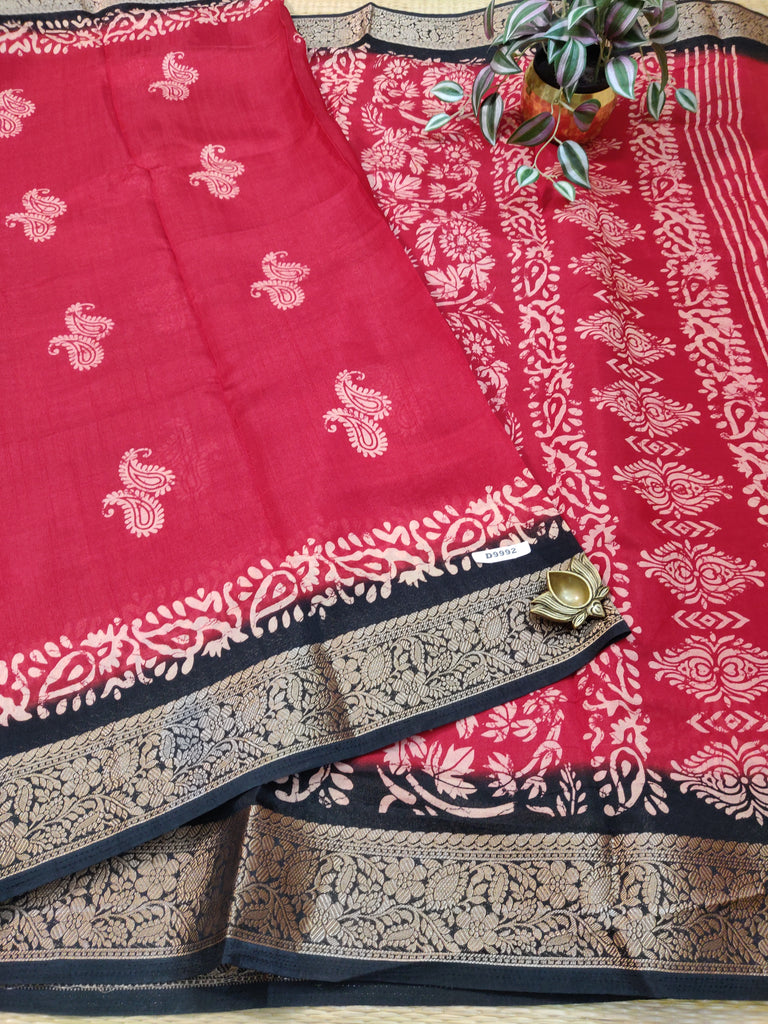 Mass Crepe Sarees #D9992