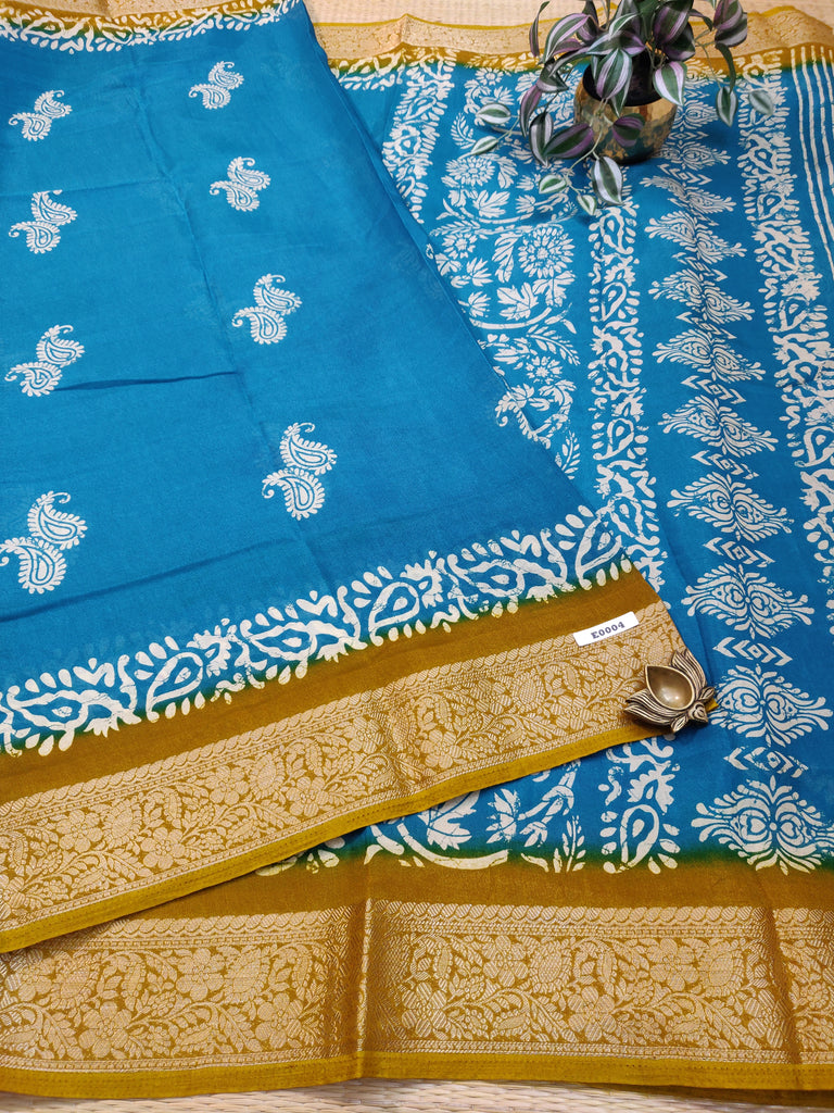 Mass Crepe Sarees #E0004