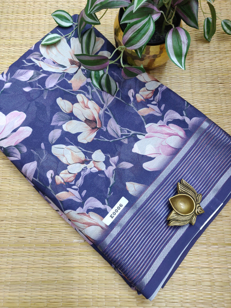Shimmer Silk sarees #E0006