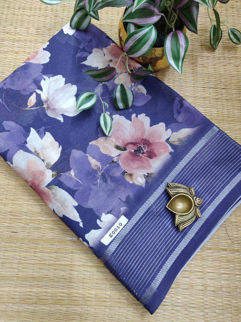 Shimmer Silk sarees #E0010