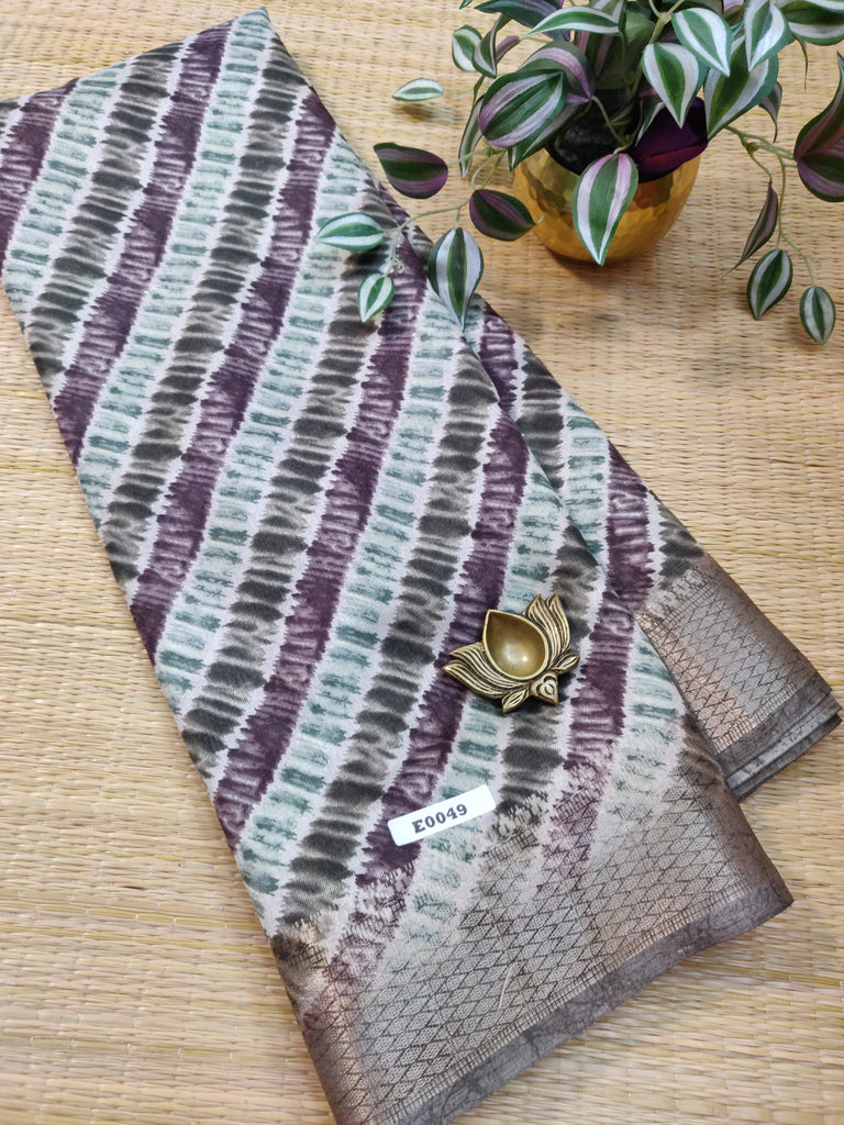 Dola Printed Silk #E0049