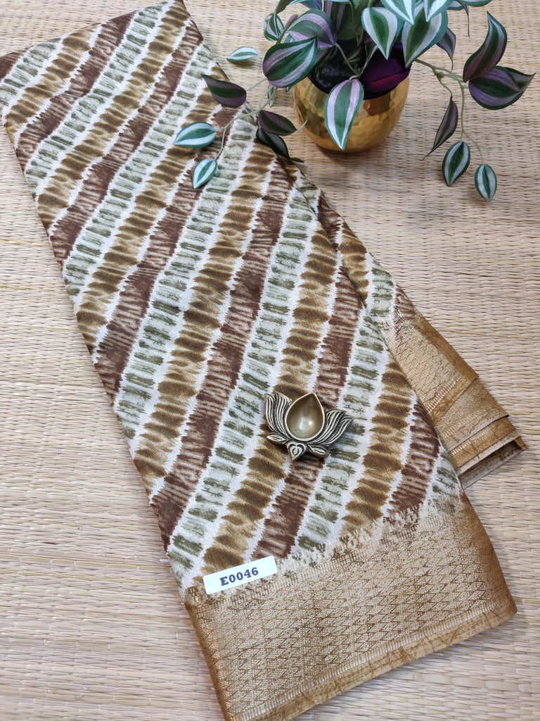 Dola Printed Silk #E0046