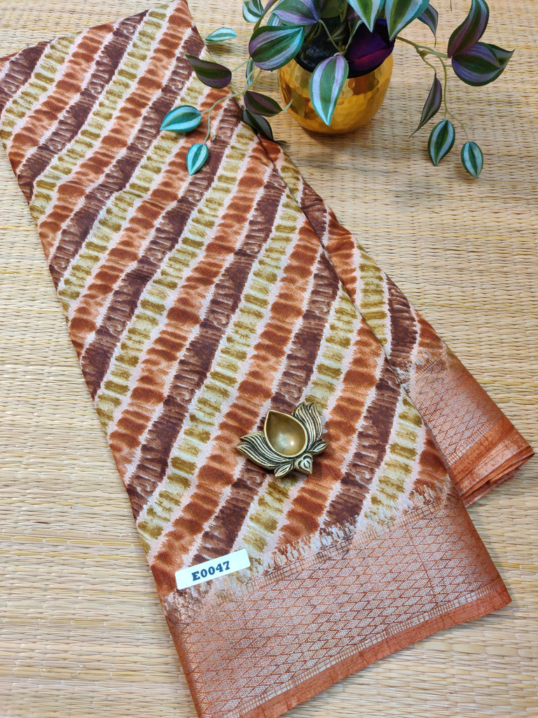Dola Printed Silk #E0047