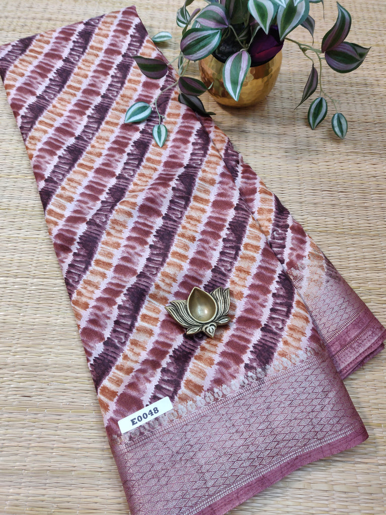 Dola Printed Silk #E0048