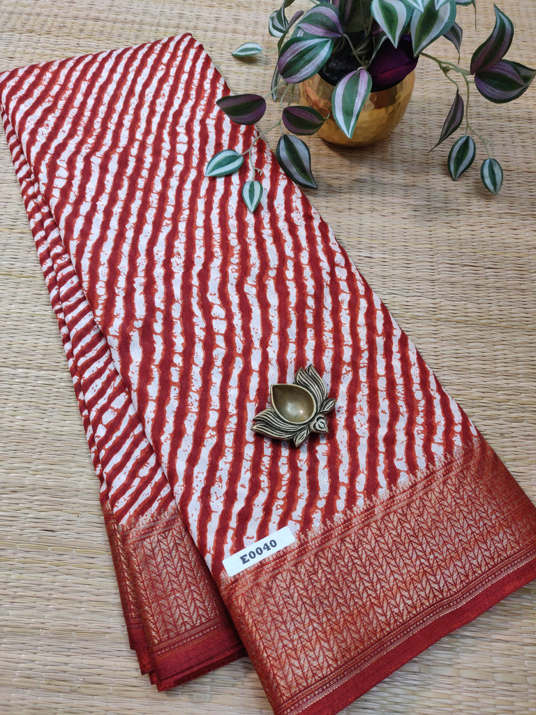 Dola Printed Silk #E0040