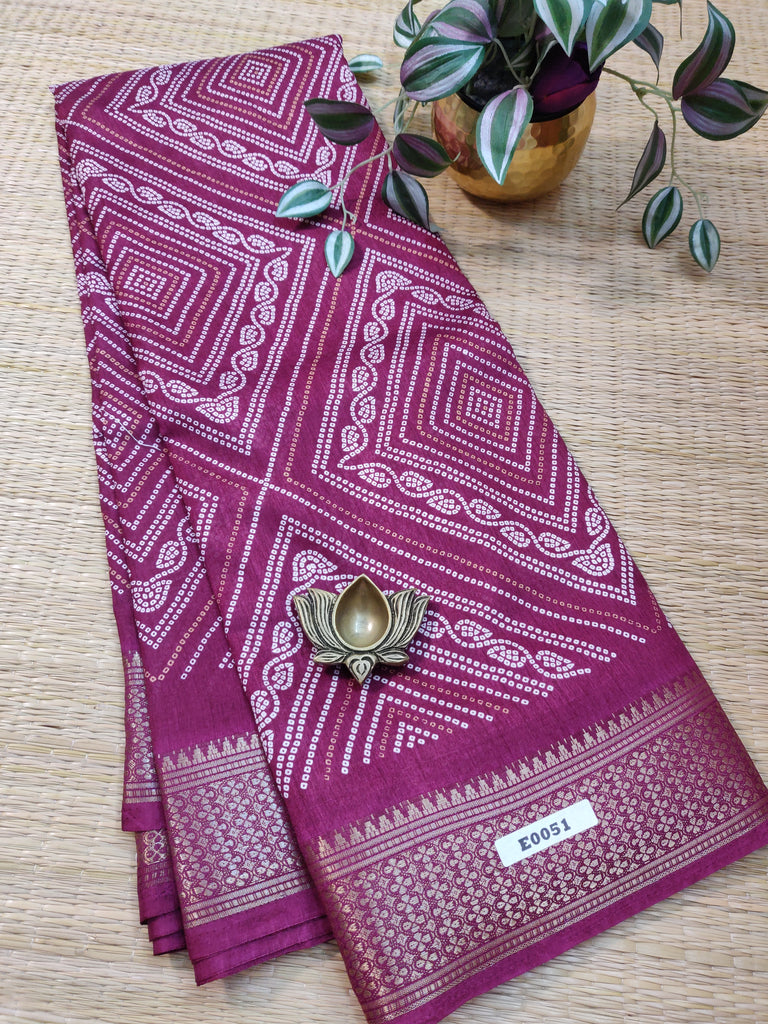 Dola Printed Silk #E0051