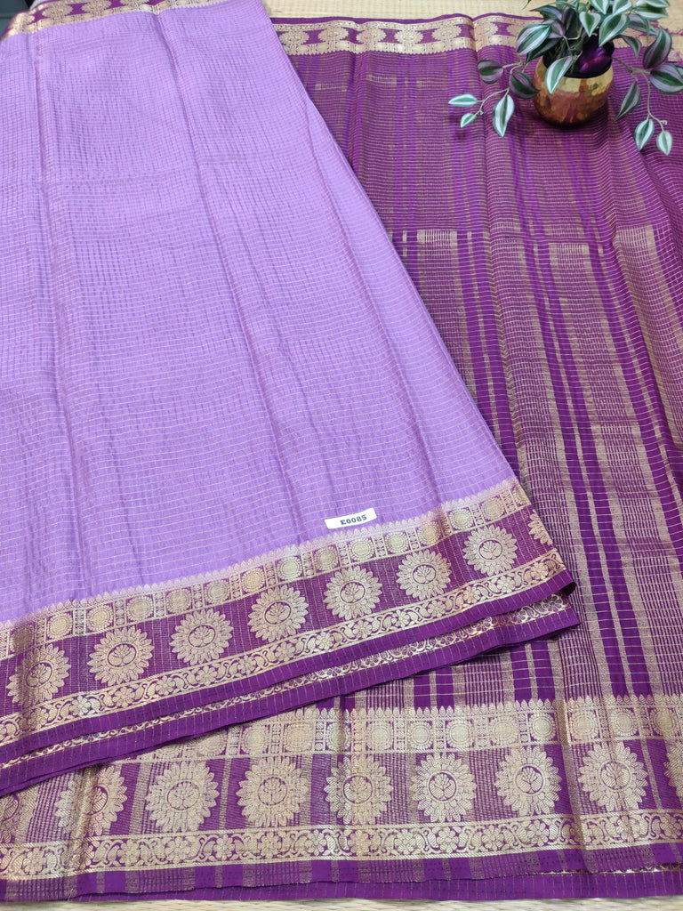 Semi Crepe Sarees #E0085
