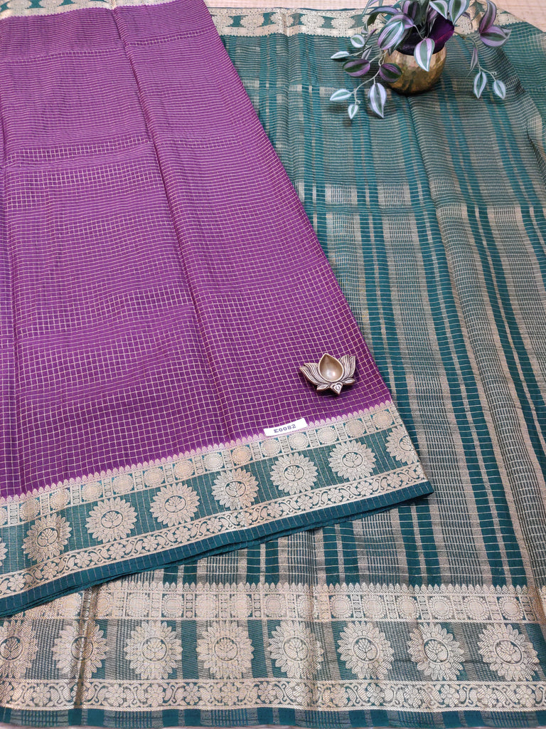 Semi Crepe Sarees #E0082