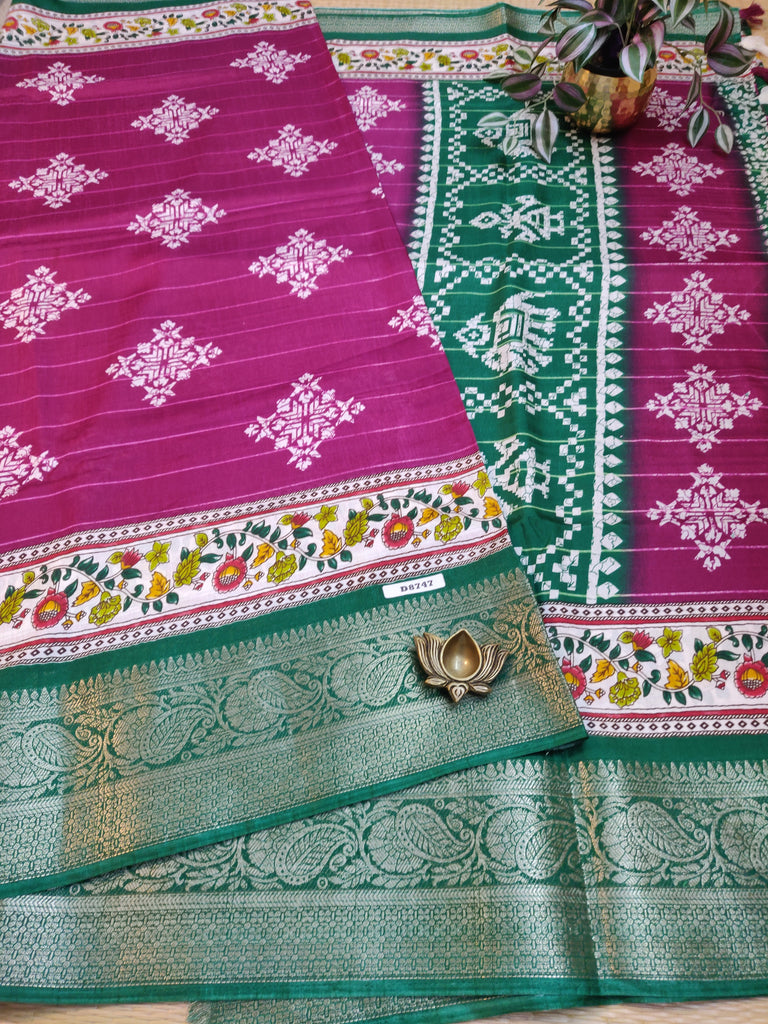 Dola Printed Silk #D8747
