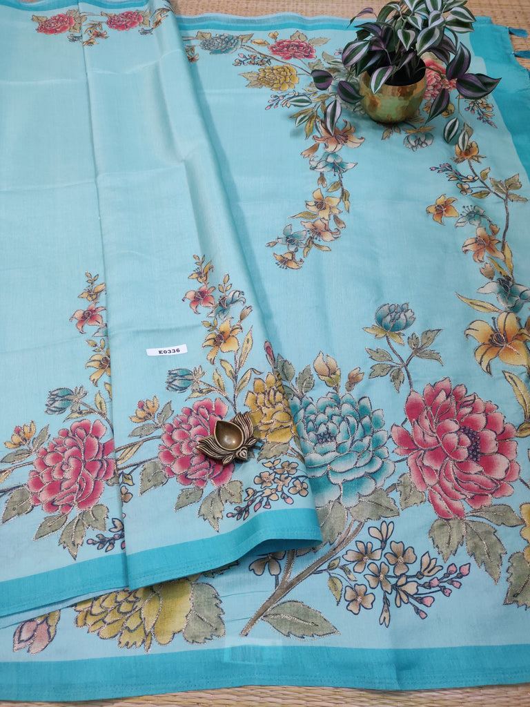 Butter crepe sarees#E0336