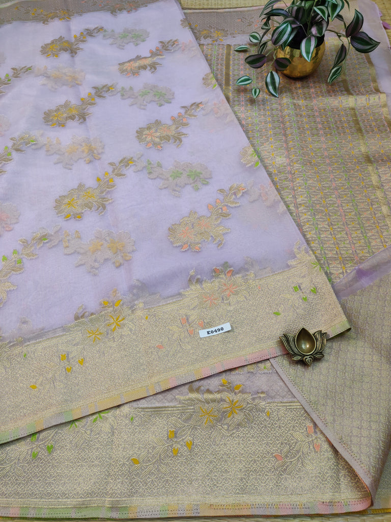 Organza Saree #E0490