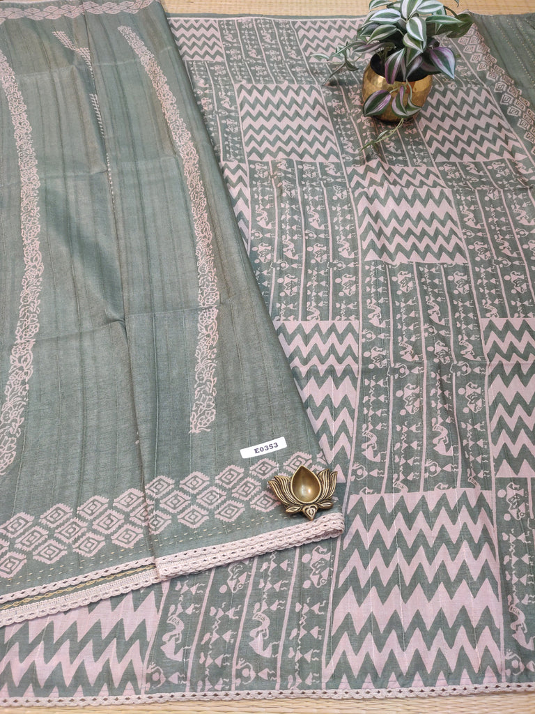 RawSilk Saree #E0353