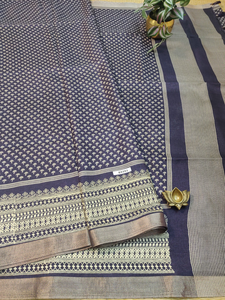 Tussar Silk Sarees #E0351