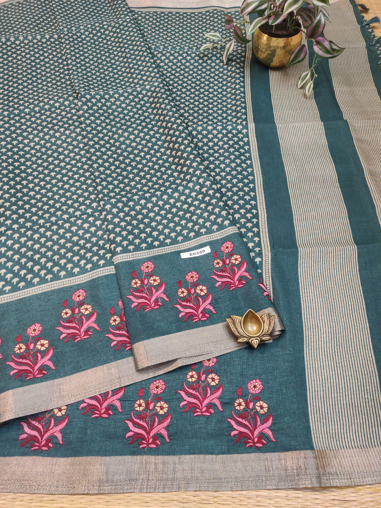 Tussar Silk Sarees #E0349