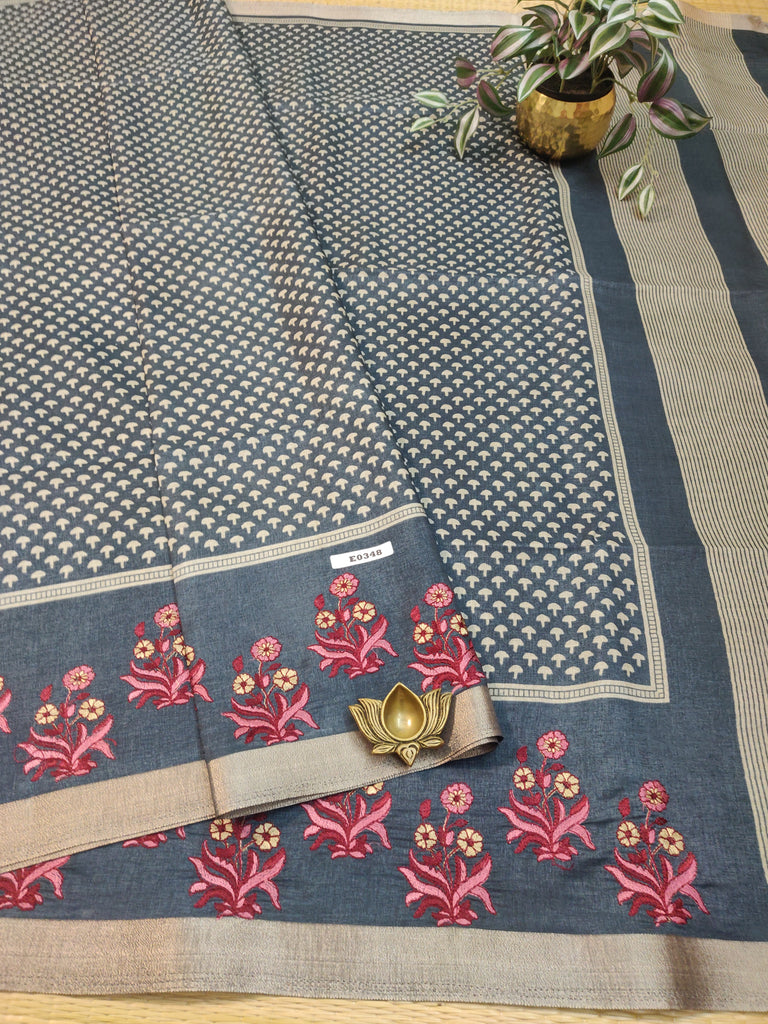 Tussar Silk Sarees #E0348