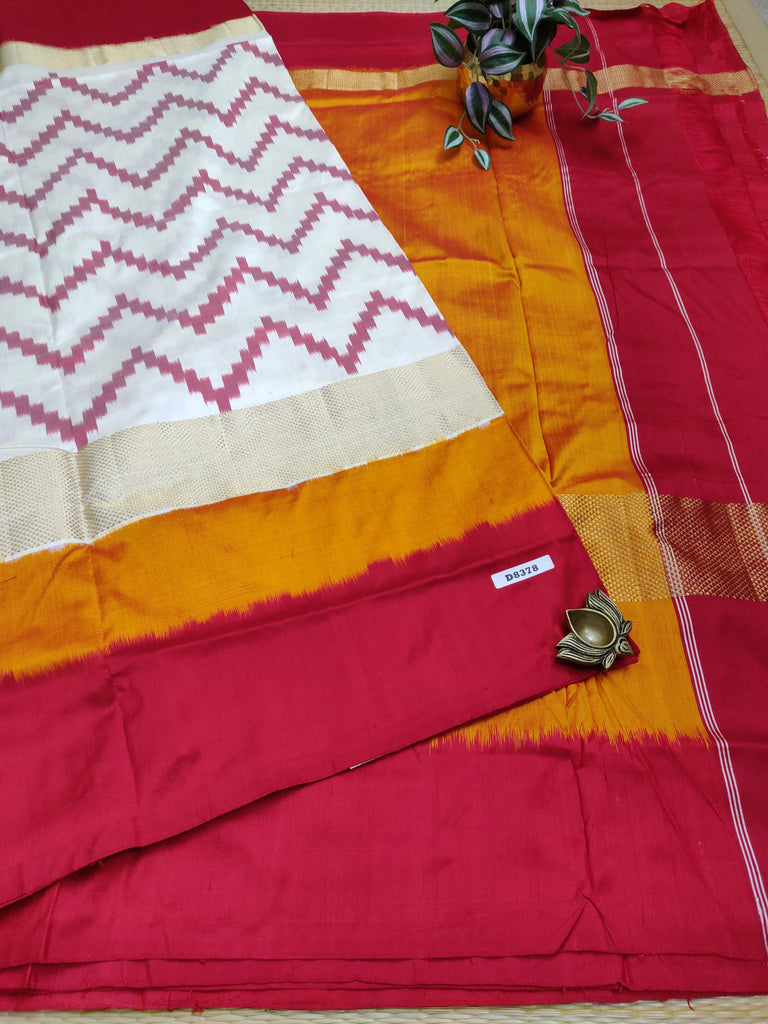 Pure Ikkat Silk #D8378