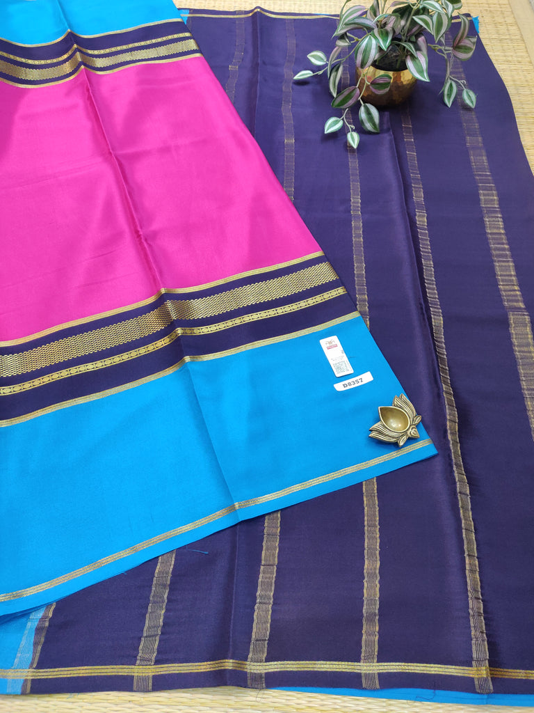 Pure Crepe Silk Saree #D8357