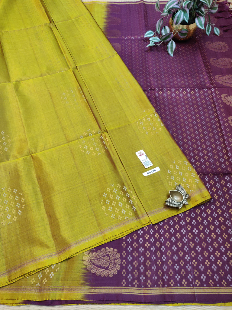 Pure Soft Silk Saree #D8420