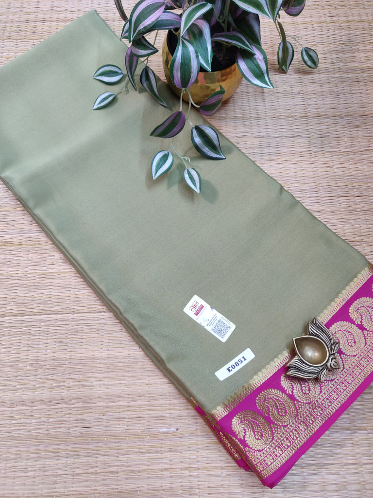 Pure Crepe Silk Saree #E0851
