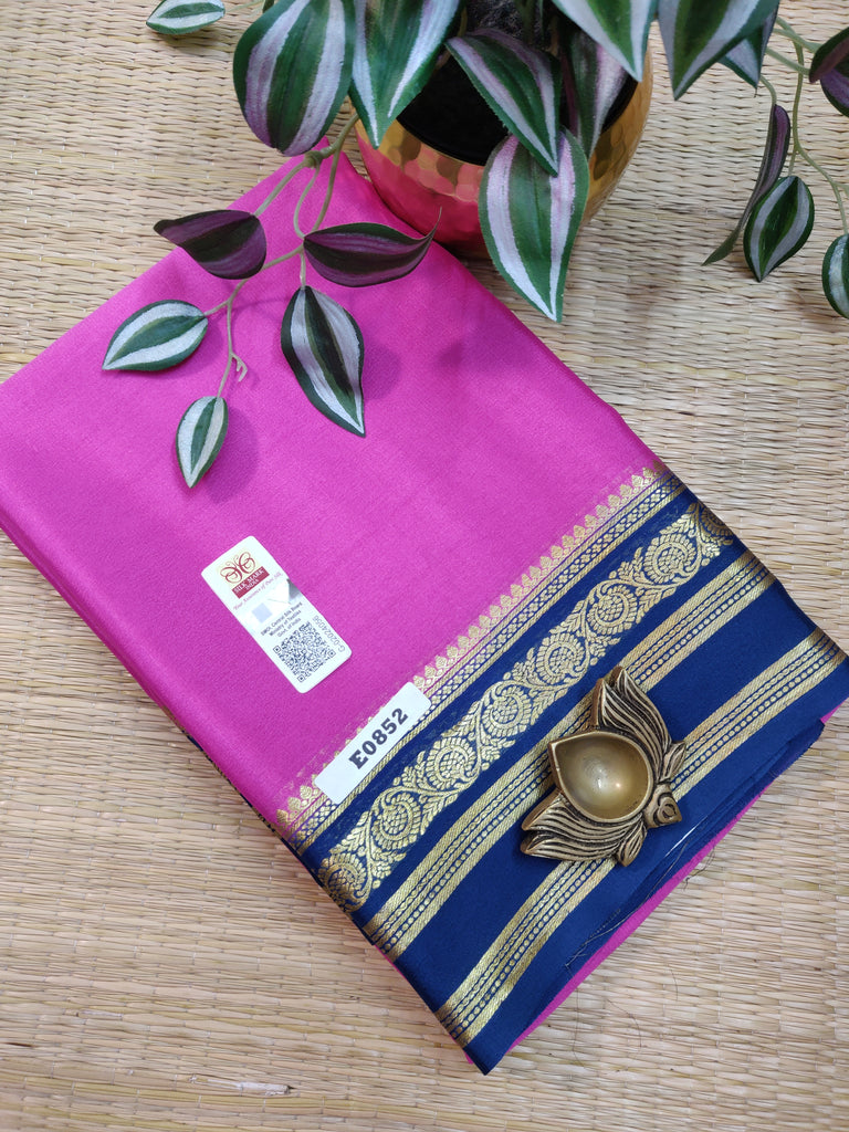 Pure Crepe Silk Saree #E0852