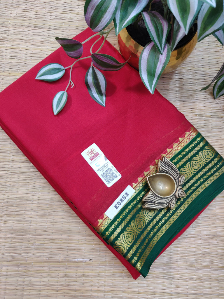 Pure Crepe Silk Saree #E0853