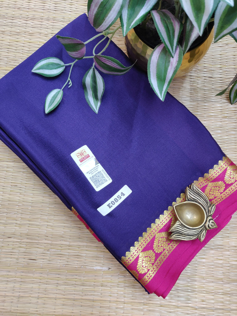 Pure Crepe Silk Saree #E0854