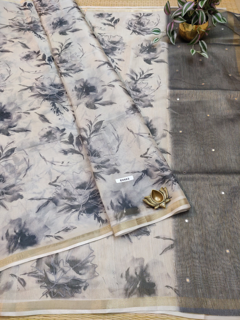 Organza Saree #E0993