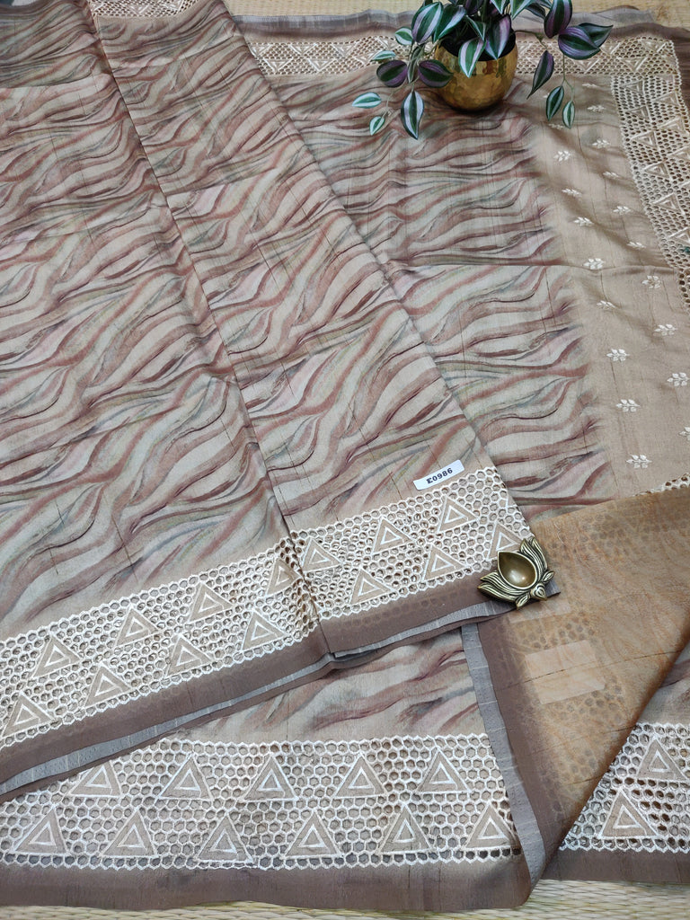 Mutka Tussar Silk# E0986