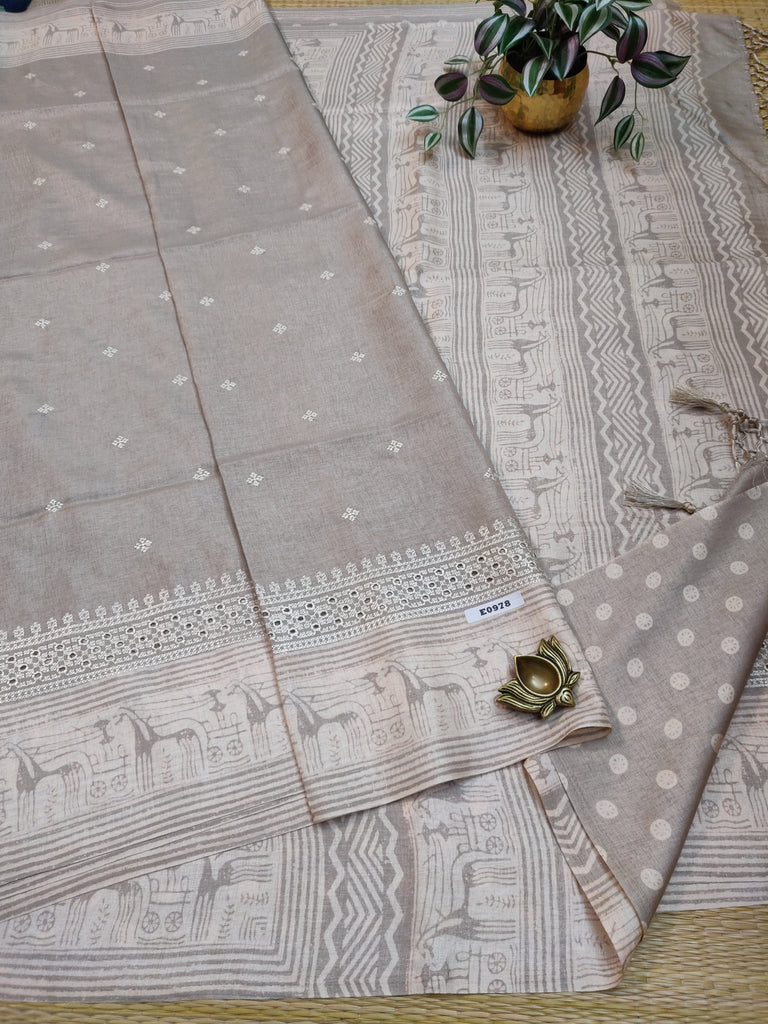 Mutka Tussar Silk# E0978