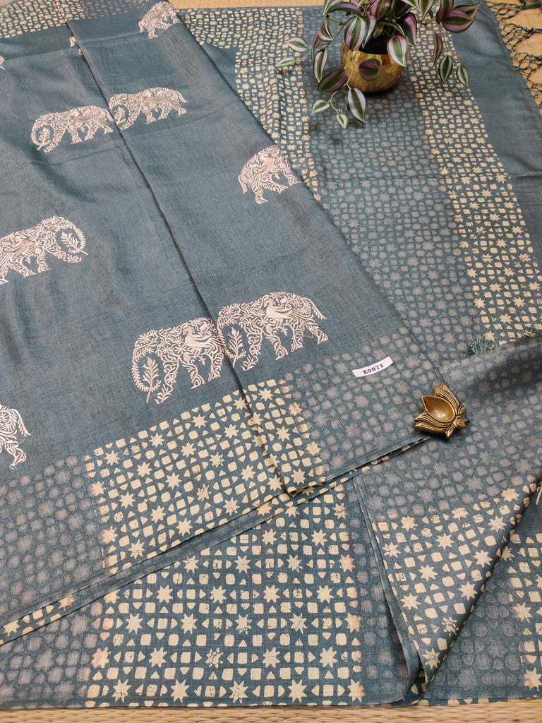 Mutka Tussar Silk# E0971